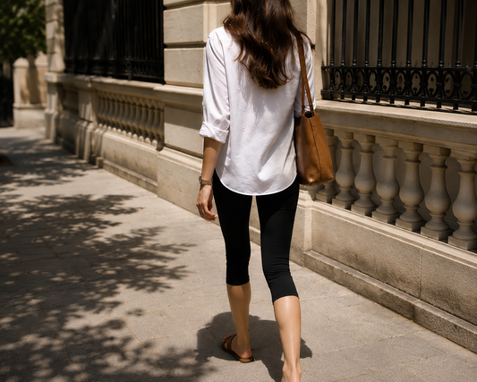 High Waist Capri Pants Leggings